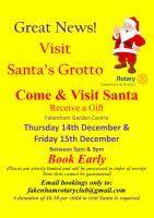 Santa's Grotto Poster